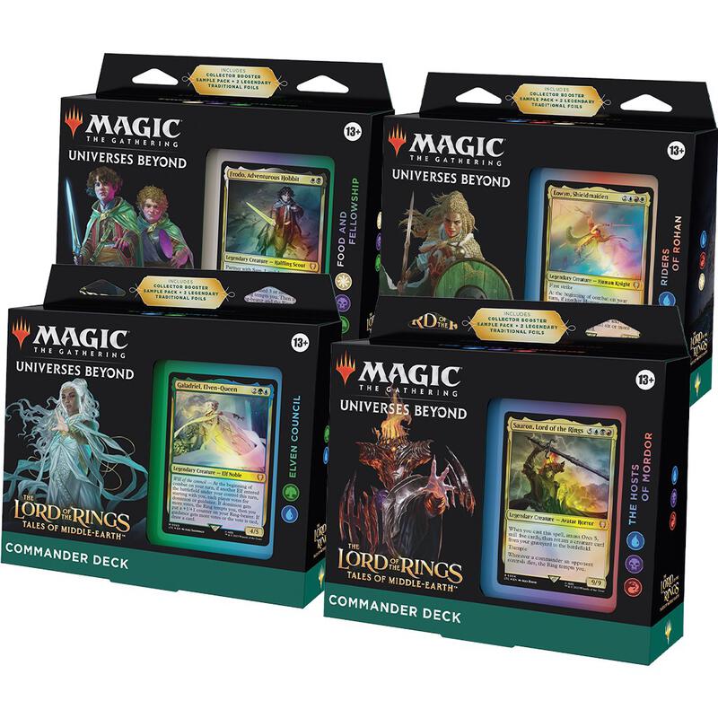 The Lord of the Rings: Tales of Middle-earth Commander Decks [Set of 4]