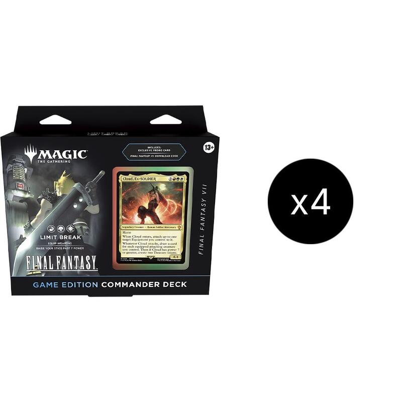 FINAL FANTASY Commander Deck - FINAL FANTASY VII Limit Break Case (Game Edition)