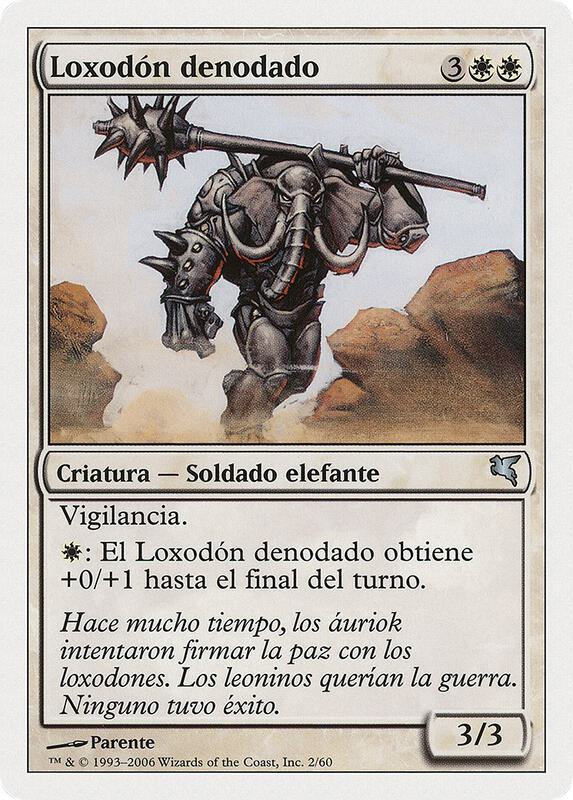Loxodon Stalwart (Spanish) - "Loxodón denodado"