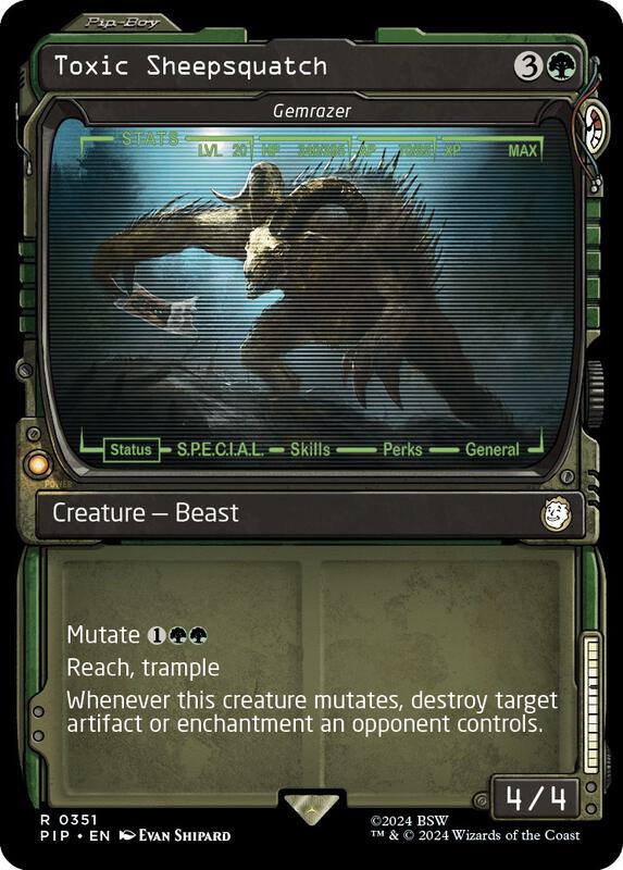 Toxic Sheepsquatch - Gemrazer (Showcase)