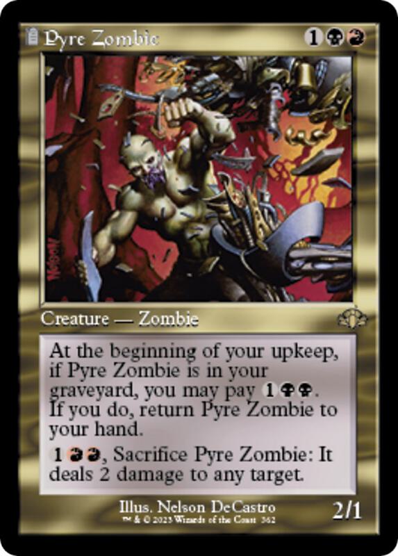 Pyre Zombie (Retro Frame)