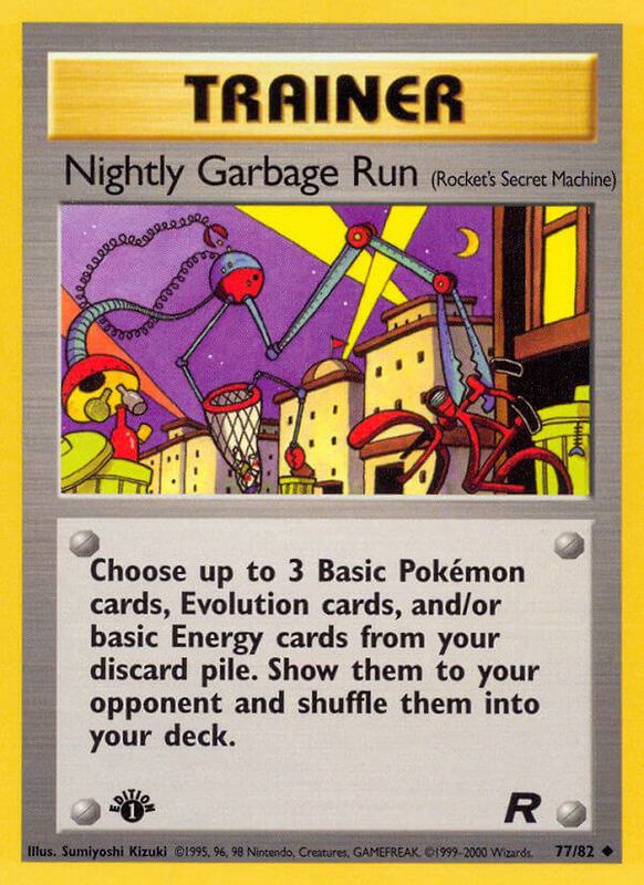 Nightly Garbage Run card