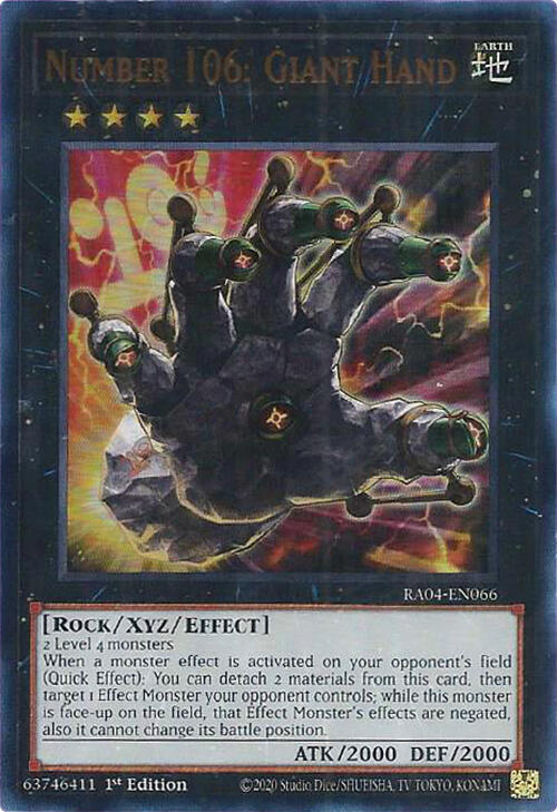 Number 106: Giant Hand (UR)