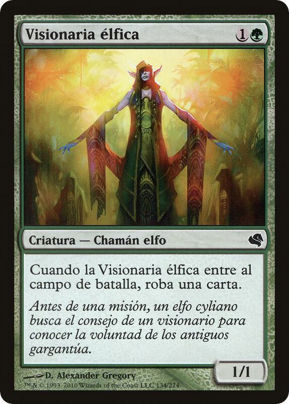 Elvish Visionary (Spanish) - "Visionaria elfica"