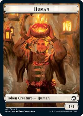 Human // Elemental Double-Sided Token