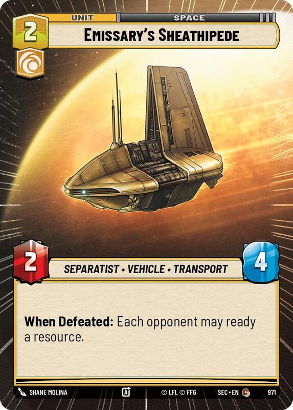 Emissary's Sheathipede (Hyperspace Foil)