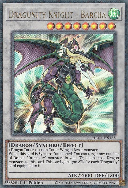 Dragunity Knight - Barcha (Duel Terminal)