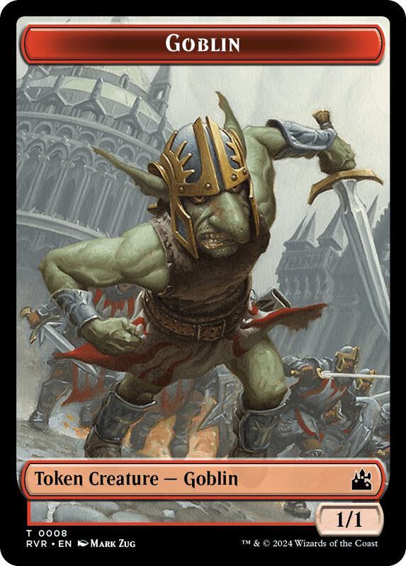Goblin (0008) // Spirit (0004) Double-Sided Token