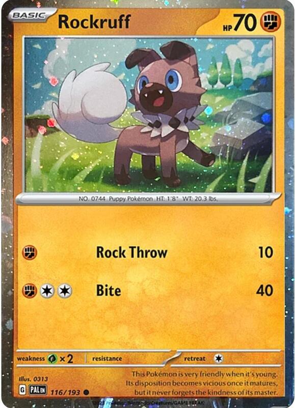 Rockruff card