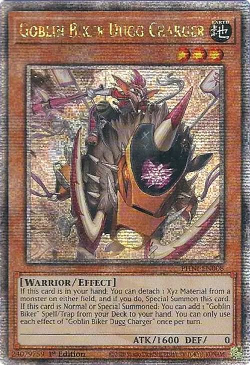 Goblin Biker Dugg Charger (Quarter Century Secret Rare)