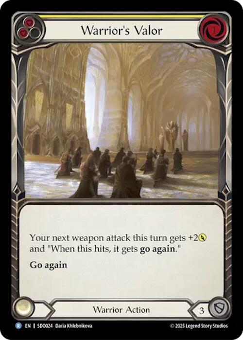 Warrior's Valor (Yellow)