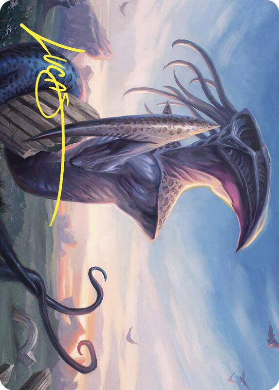 Sentinel Sliver Art Card (Gold-Stamped Signature)