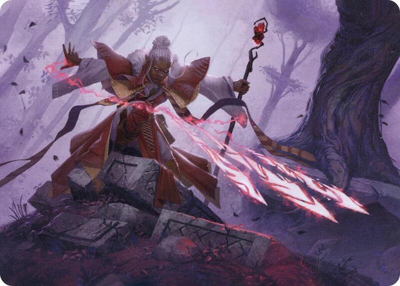 Magic Missile Art Card