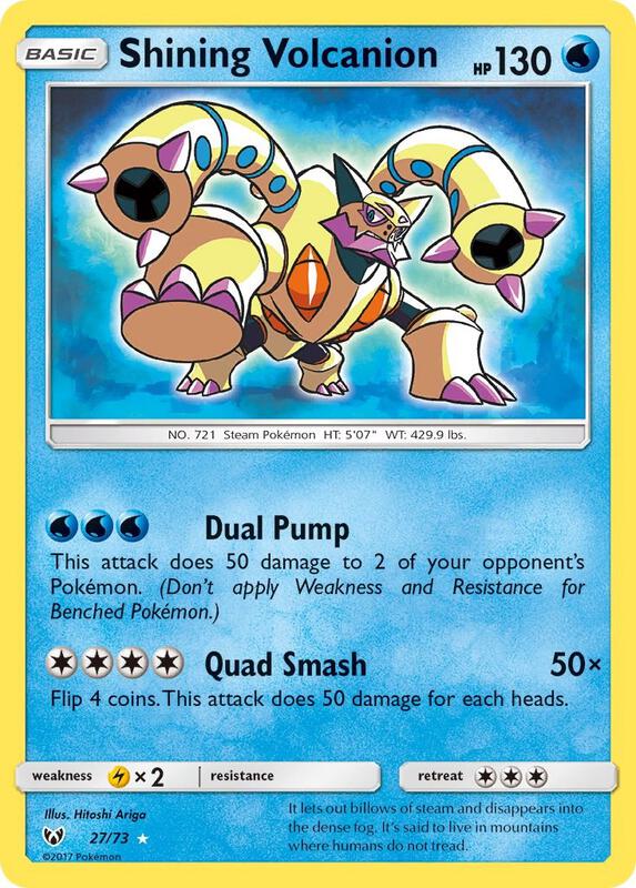 Shining Volcanion card
