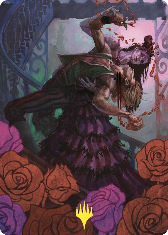 Exsanguinate Art Card (2) (Gold-Stamped)