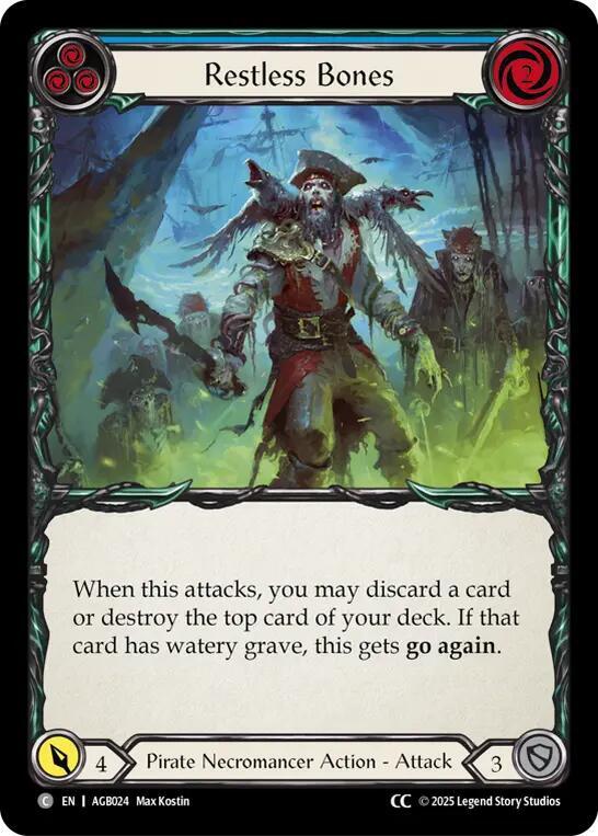 Restless Bones (Blue) (CC Tag)