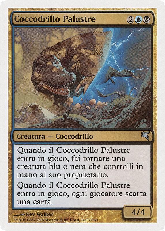 Marsh Crocodile (Italian) - "Coccodrillo Palustre"
