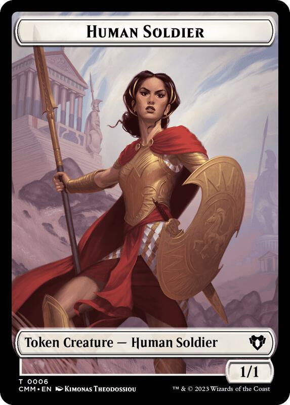 Human Soldier // Phyrexian Germ Double-Sided Token