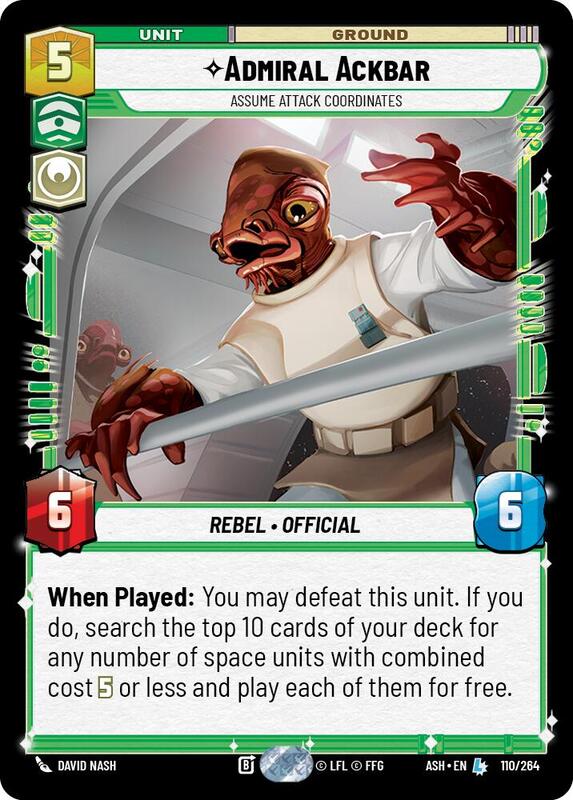 Admiral Ackbar - Assume Attack Coordinates