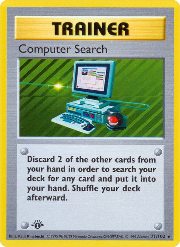 Computer Search card