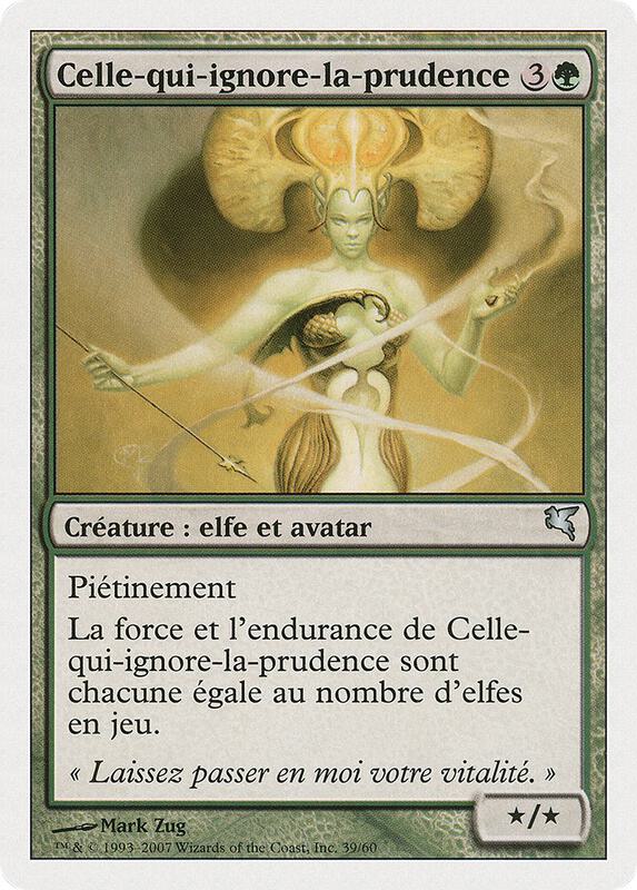 Heedless One (French) - "Celle-qui-ignore-la-prudence"