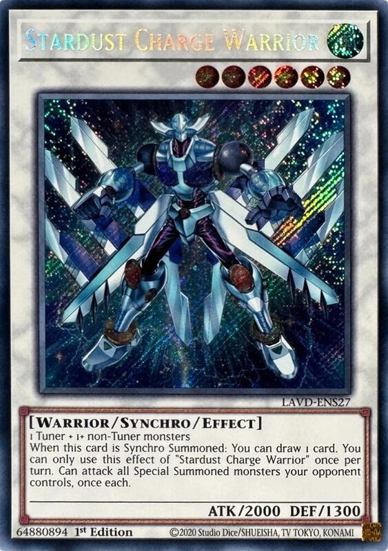 Stardust Charge Warrior (Secret Rare)
