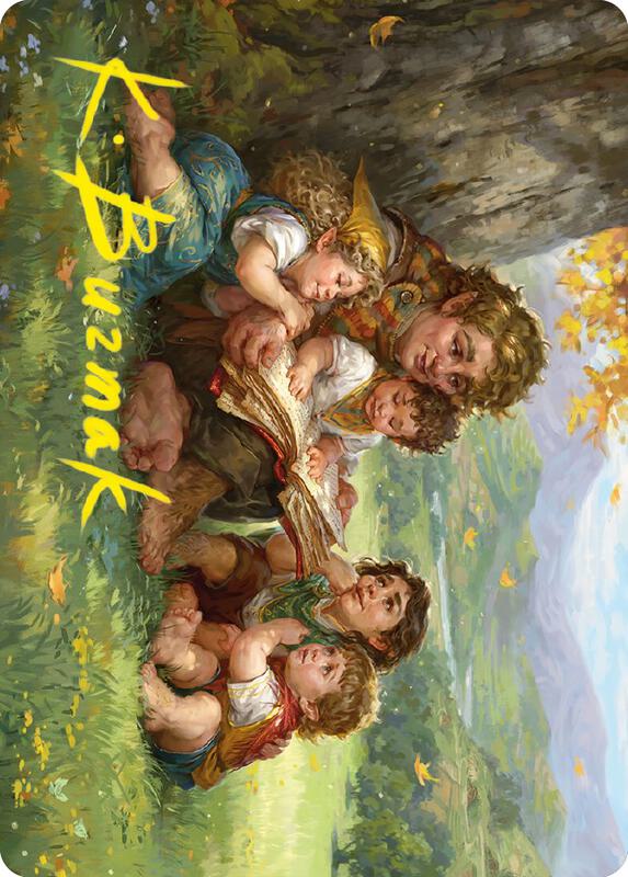 Samwise Gamgee Art Card (19/81) (Gold-Stamped Signature)