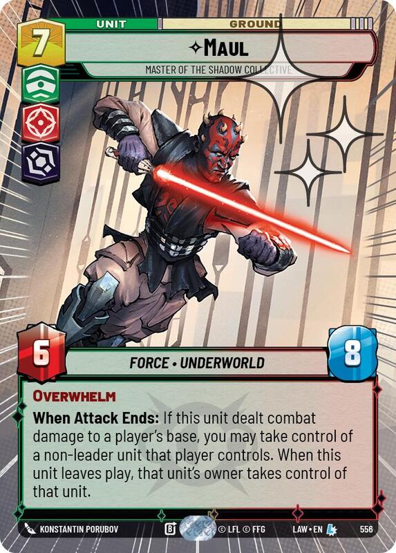 Maul - Master of the Shadow Collective (Hyperspace Foil)