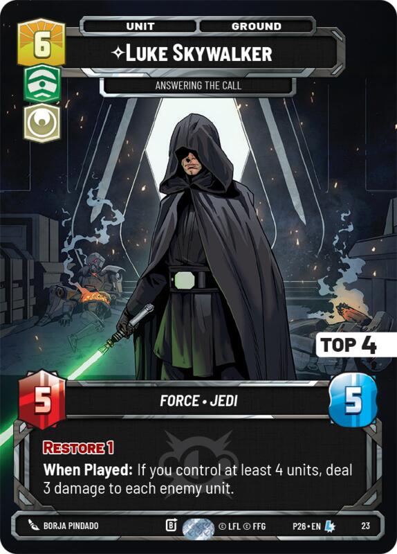 Luke Skywalker - Answering the Call (Top 4)