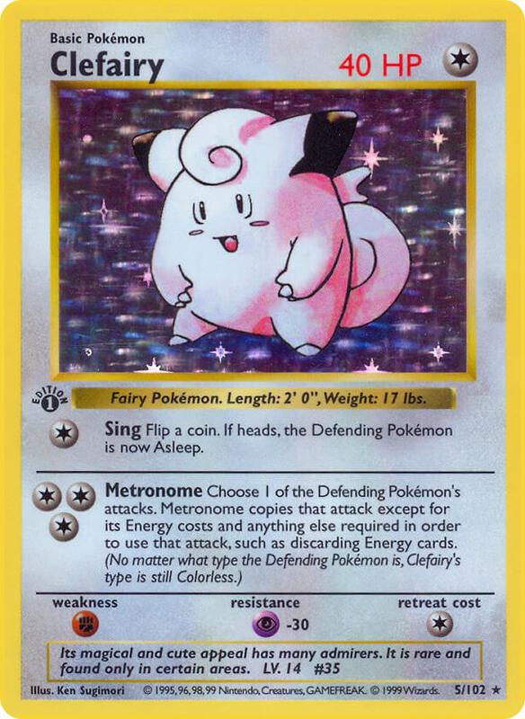 Clefairy card