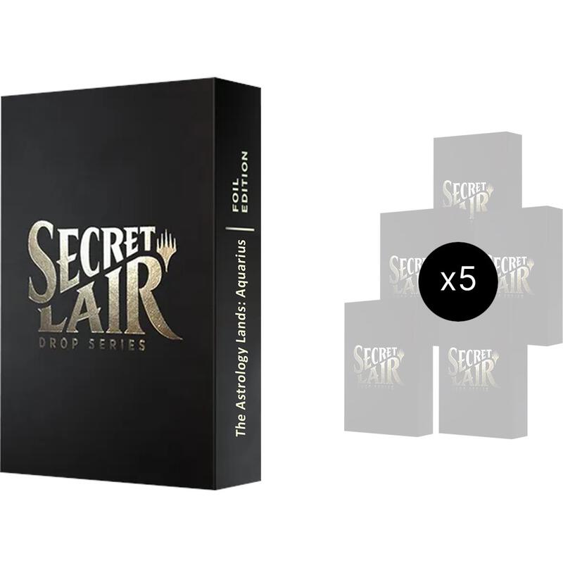 Secret Lair Drop: Astrology Lands (Aquarius) Bundle - Traditional Foil Edition