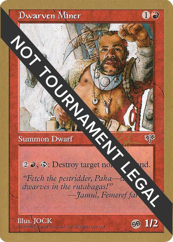 Dwarven Miner - 1998 Ben Rubin (MIR) (SB)