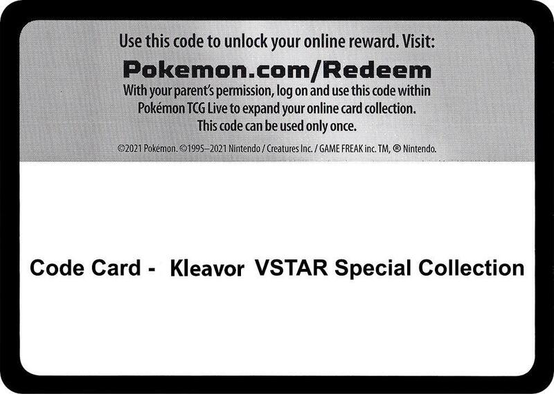 Code Card - Kleavor VSTAR Special Collection