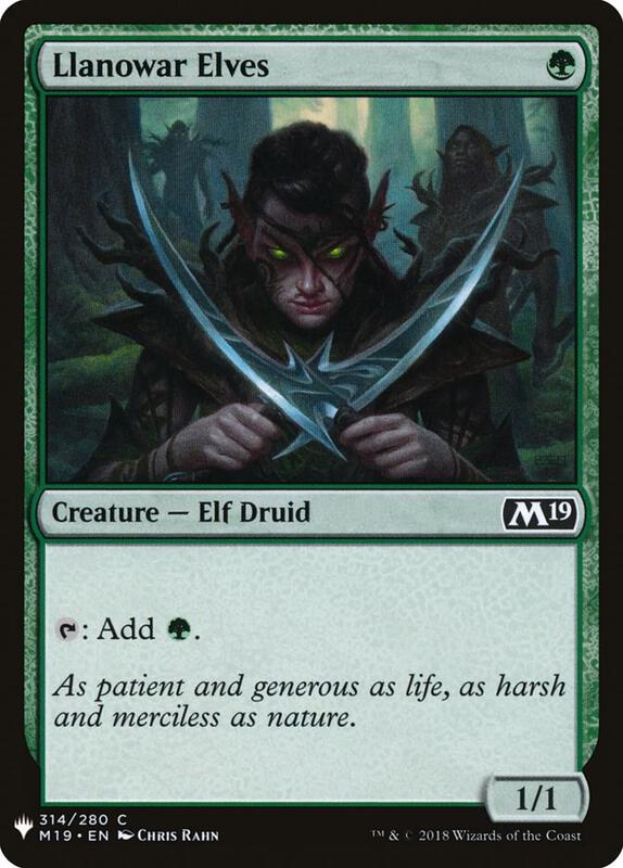 Llanowar Elves (M19)