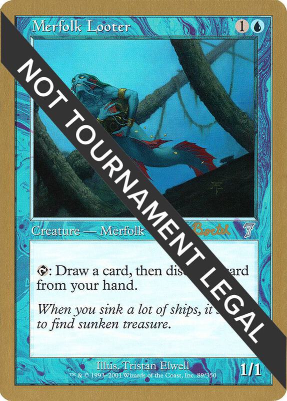 Merfolk Looter - 2001 Alex Borteh (7ED)