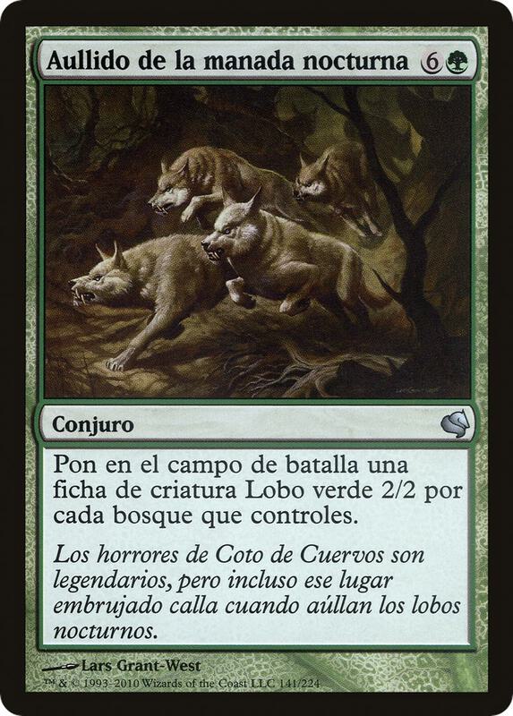 Howl of the Night Pack (Spanish) - "Aullido de la manada nocturna"