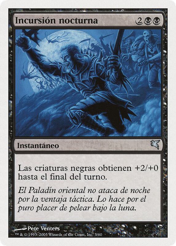 Nocturnal Raid (Spanish) - "Incursion nocturna"
