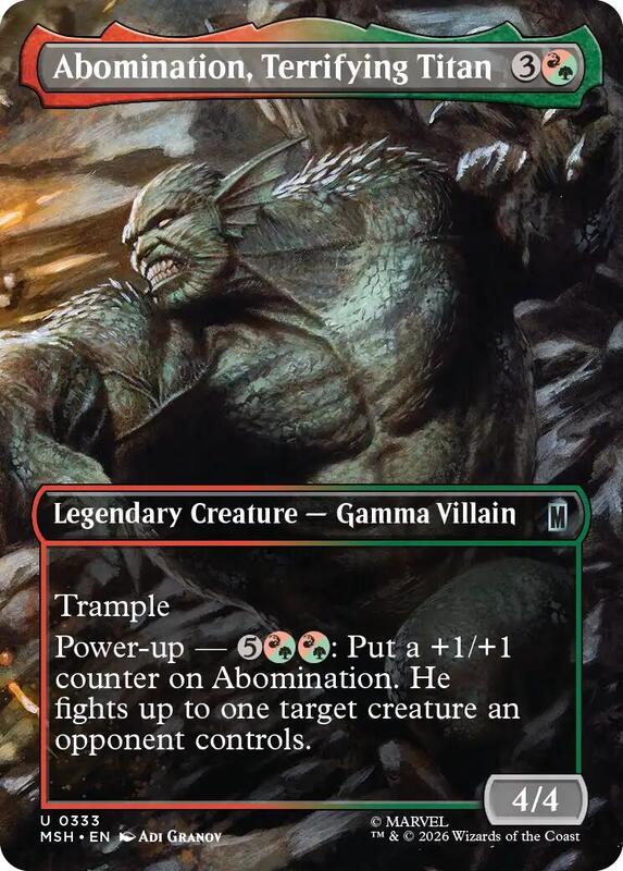 Abomination, Terrifying Titan (Borderless)
