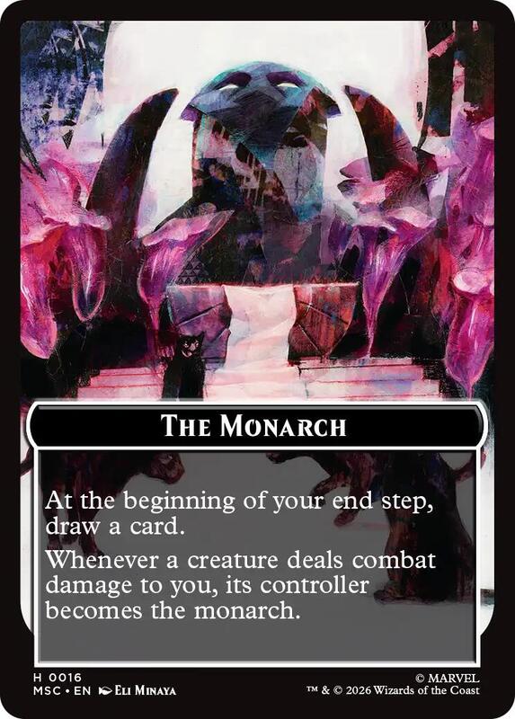 The Monarch (0016) // Vibranium (0015) Double-Sided Token