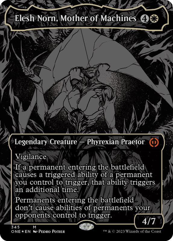 Elesh Norn, Mother of Machines (Oil Slick Raised Foil)