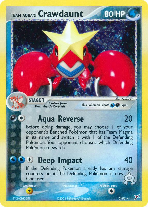 Team Aqua's Crawdaunt - 2/95