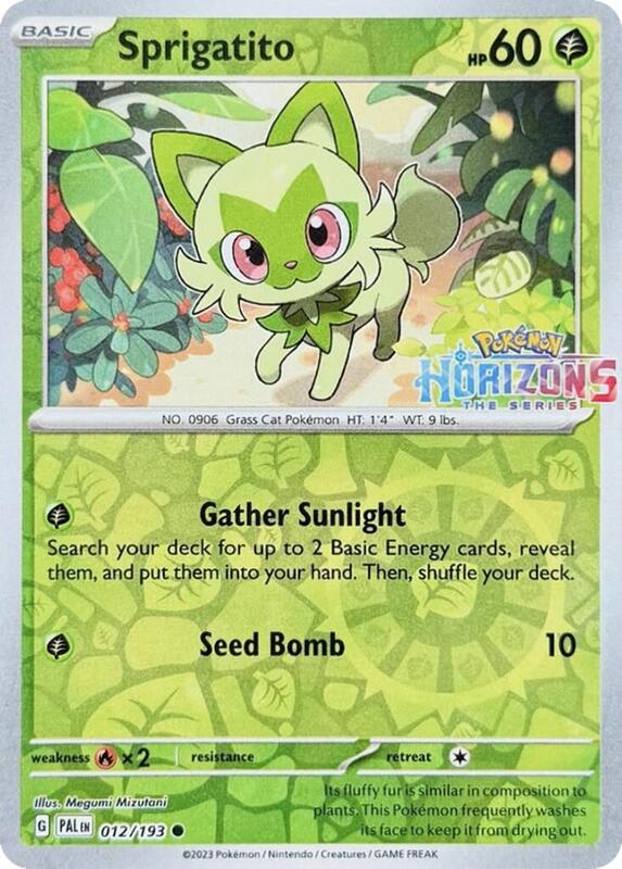 Sprigatito - 012/193 (Pokemon Horizons Stamp)
