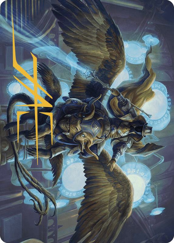 Ezrim, Agency Chief Art Card (Gold-Stamped Signature)
