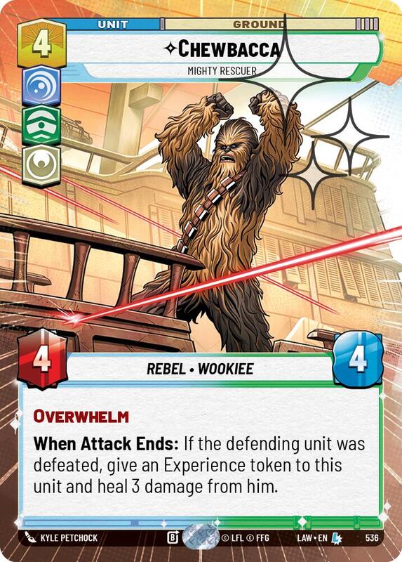 Chewbacca - Mighty Rescuer (Hyperspace Foil)