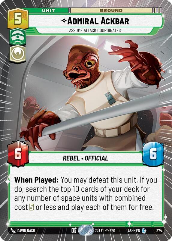 Admiral Ackbar - Assume Attack Coordinates (Hyperspace)