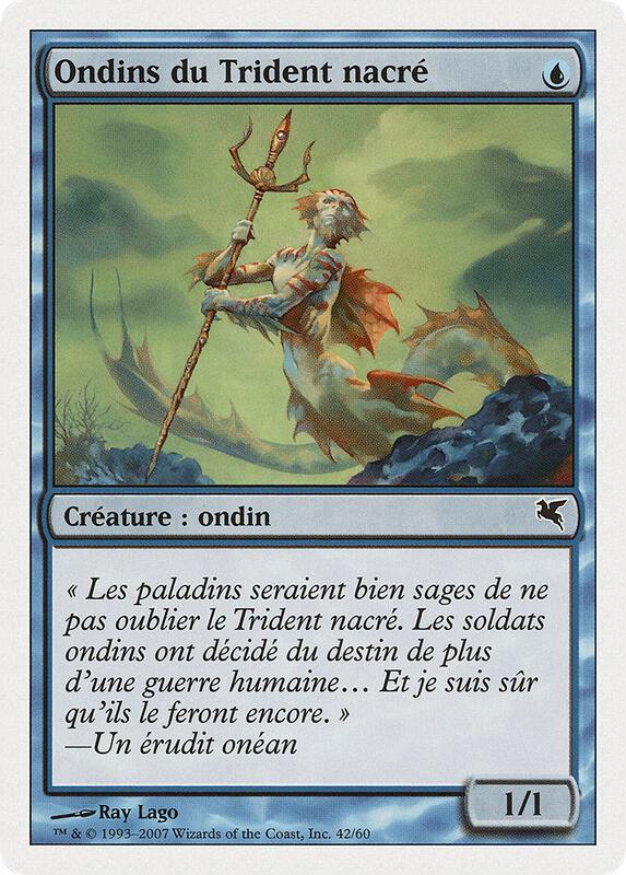 Merfolk of the Pearl Trident (French) - "Ondins du Trident nacré"