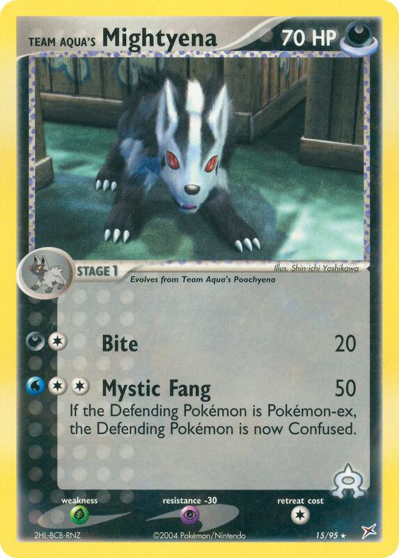 Team Aqua's Mightyena - 15/95