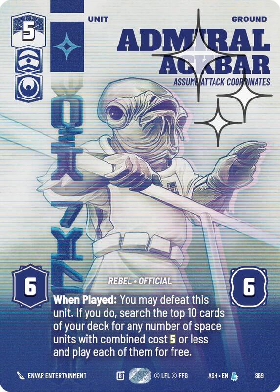 Admiral Ackbar - Assume Attack Coordinates (Prestige Foil)