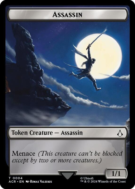 Assassin // Emblem - The Capitoline Triad Double-Sided Token