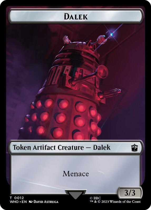 Dalek // Cyberman Double-Sided Token